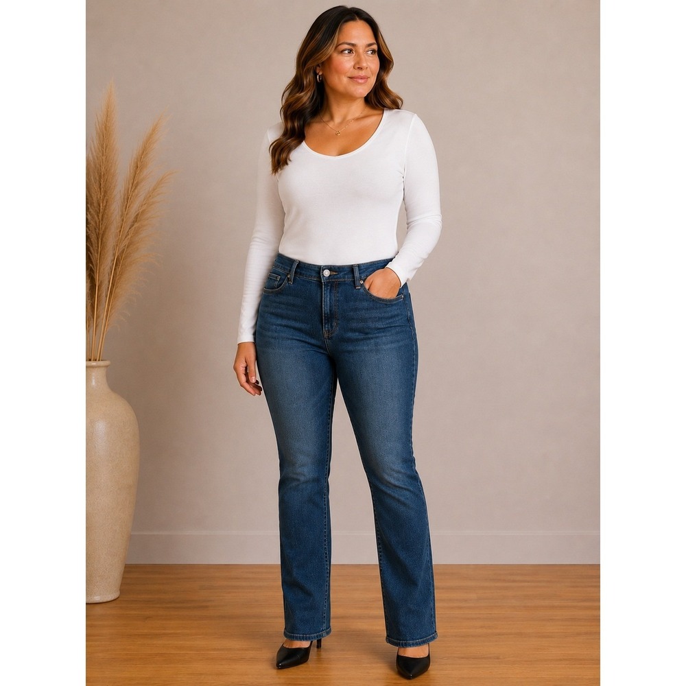 Levi Strauss Bootcut Jeans Womens 12 W31 L32 Classic Western Casual